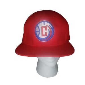 Melonwear LA Clippers Snapback Hat Men Red Embroidered Logo NBA Basketball Cap
